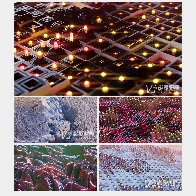 Visual Pack 🎬 | 3D Cool Liquid Metal Visual | LED Nightclub Band Live Stage VJ Loop 4K ✨⚙️🔥