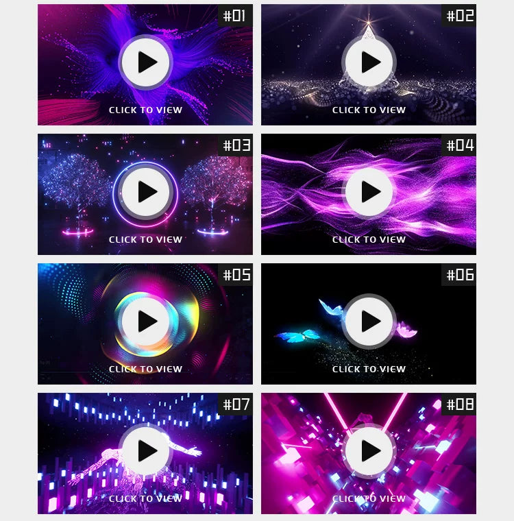 Visual Pack 🎬 | Beautiful Abstract Art Visual | LED Livehouse Bar Nightclub Performance Stage VJ Loop ✨🎨🎶