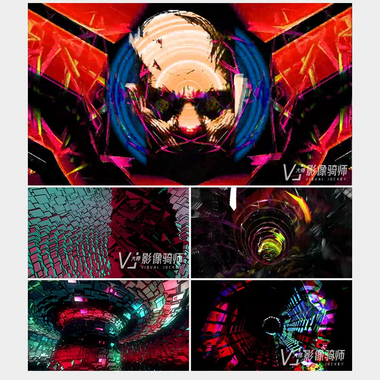 Visual Pack 🎬 | Cool Abstract Avant-Garde Art | Dynamic LED Background for Bar & Nightclub Stage Performance VJ 🎨✨