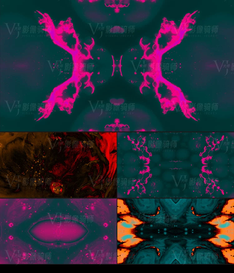 Visual Pack 🎬 | Colorful Liquid Acid Visual Art | VJ Loop LED Screen KTV Club DJ 4K ✨🔥