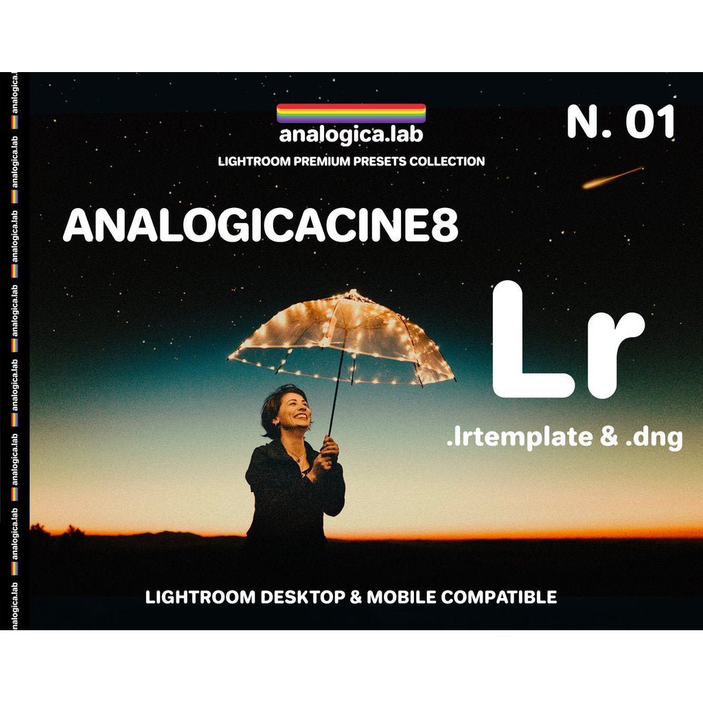 📸 Analogicalab 13 Retro Film Aesthetic Portrait Lightroom Presets ✨ [ MICHIGO STUDIO ] - MICHIGO STUDIO