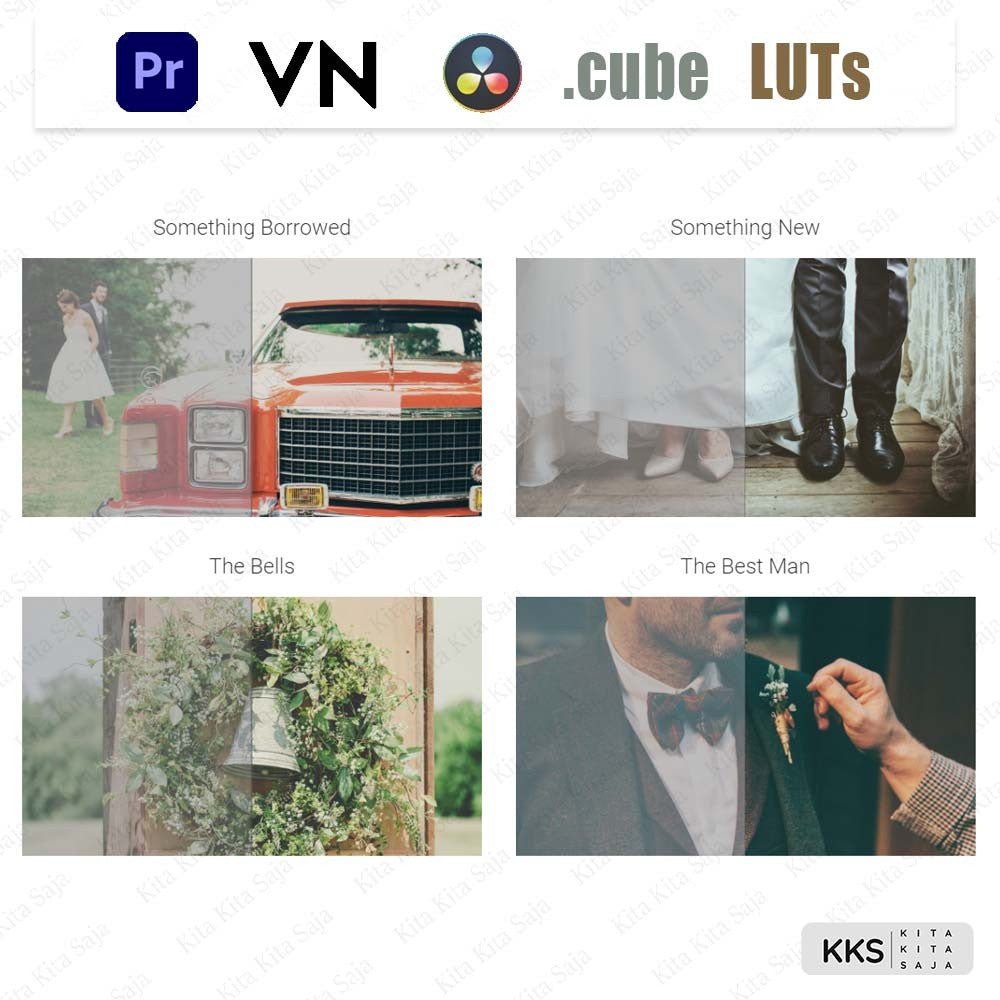 (BISA VN) mLUTs Film Wedding Professional LUT LUTs untuk VN Premiere Pro Davinci Resolve | Android iOS PC[ MICHIGO STUDI - MICHIGO STUDIO
