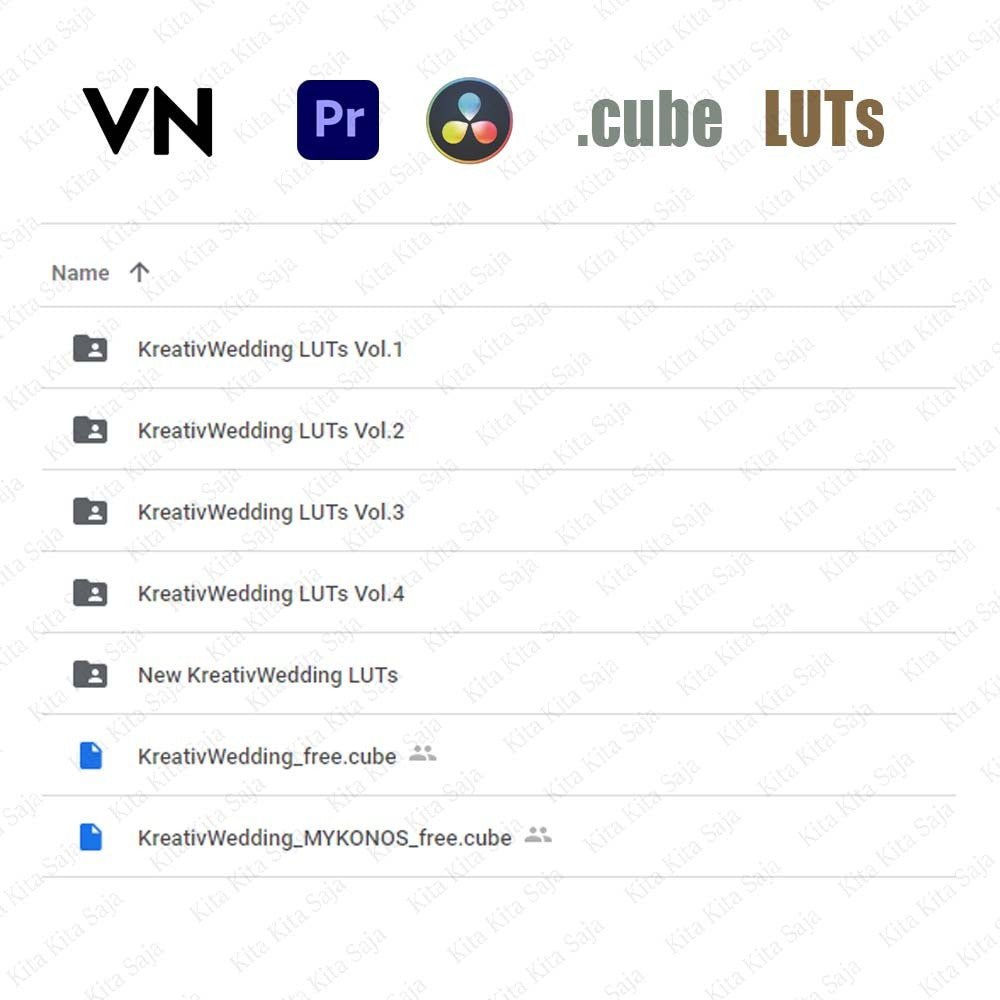 (BISA VN) New Kreativ Wedding LUT LUTs Bundle Lengkap untuk VN Premiere Pro Davinci Resolve | Android iOS PC[ MICHIGO ST - MICHIGO STUDIO