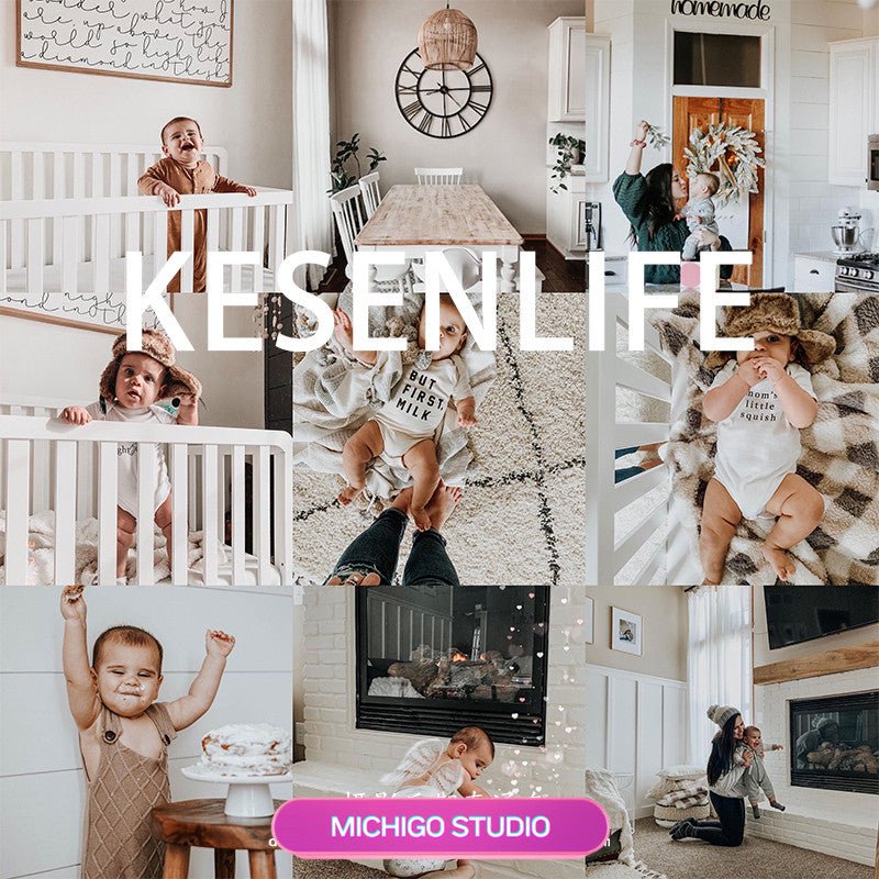 📸 Children & Family Indoor Home Tone – Lightroom Preset (FCPX, DaVinci LUT, Mobile, PR, PS) - MICHIGO STUDIO