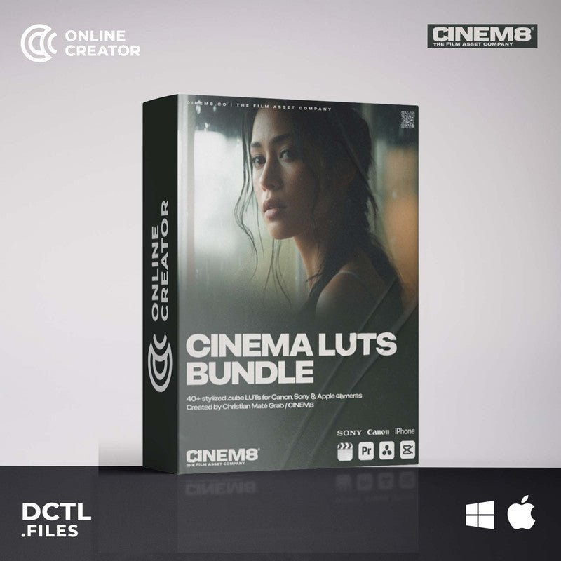 CINEM8 Cinematic LUTs Bundle by Christian Maté Grab Color Grading Preset[ MICHIGO STUDIO ] - MICHIGO STUDIO