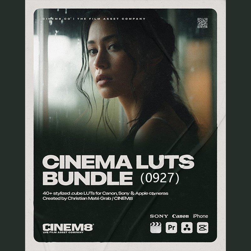 🎞️ CINEM8 Cinematic LUTs | Travel Film LUTs for iPhone, Canon, Sony & Fujifilm - MICHIGO STUDIO