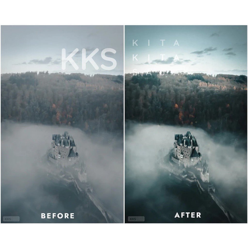 Cinematic Drone - Premium Preset Lightroom Foto dan Video LUT LUTs VN Android IOS & PC Premiere Pro Davinci - MICHIGO STUDIO