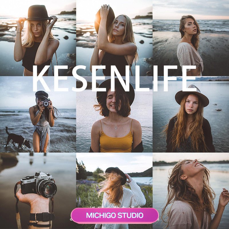 📸 Cinematic Film Vibe – Lightroom Preset (PR, FCPX, DaVinci LUT, Mobile, PS, VN) - MICHIGO STUDIO