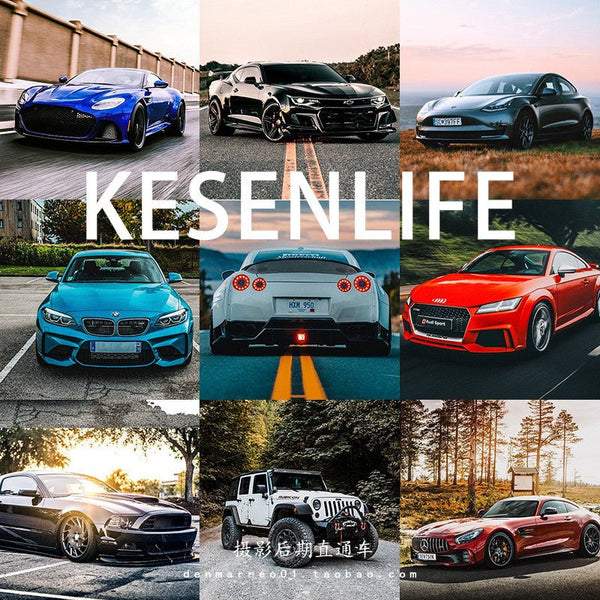 📸 Commercial Car Advertising Tone – Lightroom Preset, FCPX, DaVinci LUT, Mobile, Motorcycle, PS