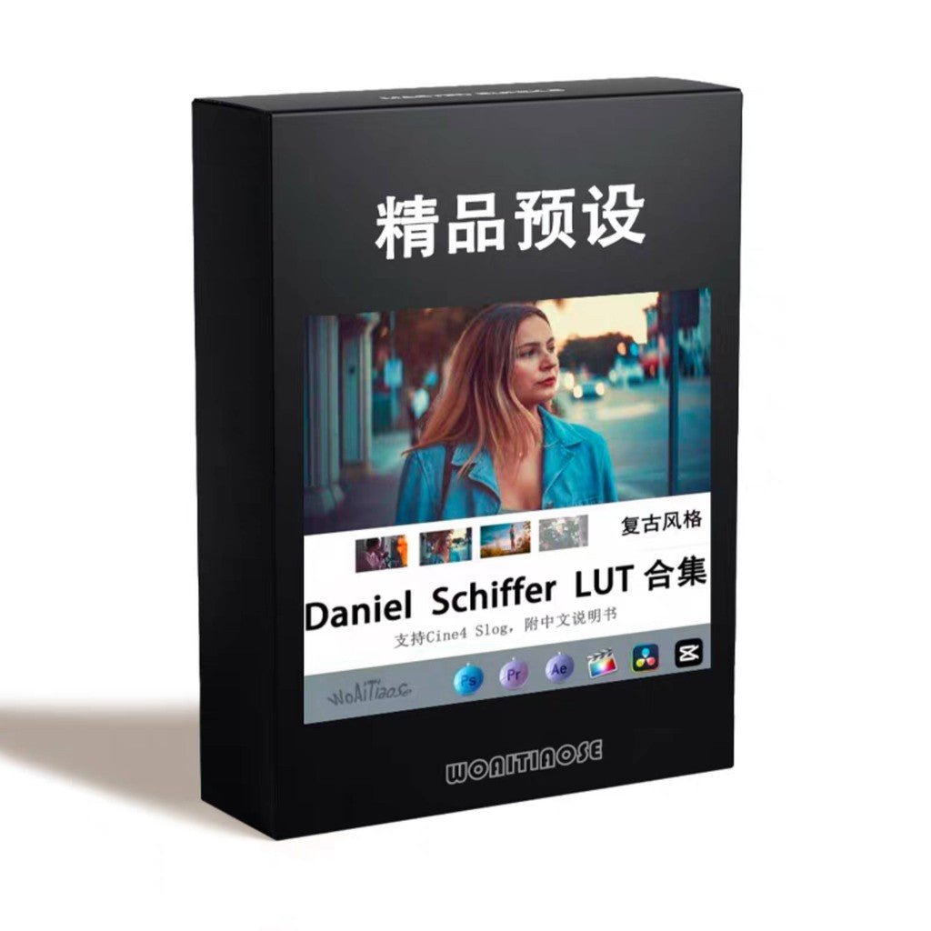 🎬 Daniel Schiffer LUT Pack – Retro/Cinematic LUTs (51 Styles) - MICHIGO STUDIO