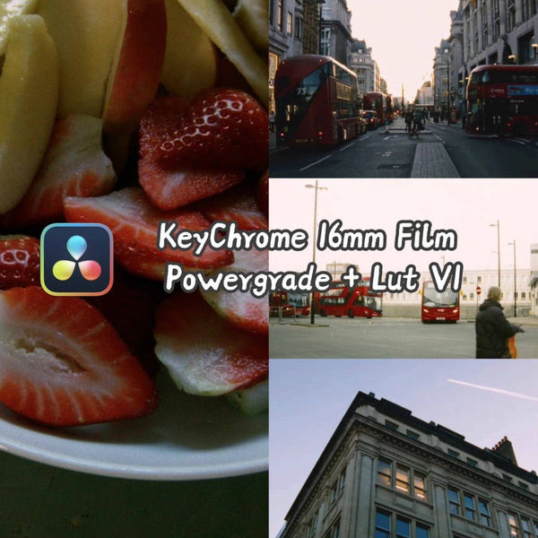🎬 DaVinci 16mm Film Look – Keys Super 16mm Powergrade + LUT