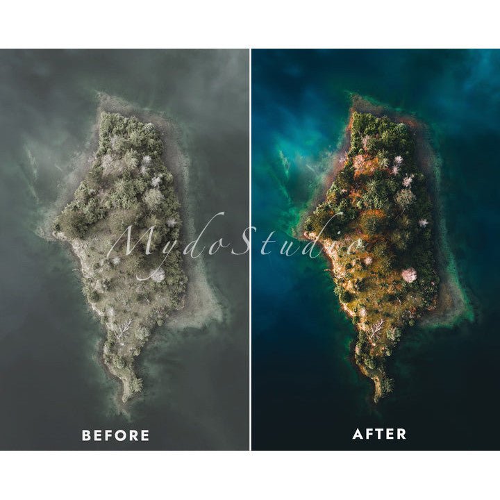 🚁 DJI Drone Aerial LUTs 🎨 Video Grading for LR / PR / PS / FCPX / CapCut / DaVinci [ MICHIGO STUDIO ] - MICHIGO STUDIO