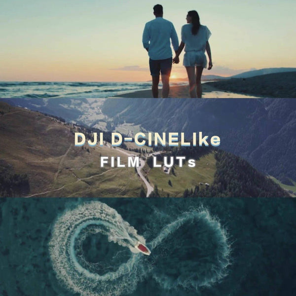 🚁 DJI Drone LUT Pack – 22x D-Cinelike + 22x Rec709 LUTs