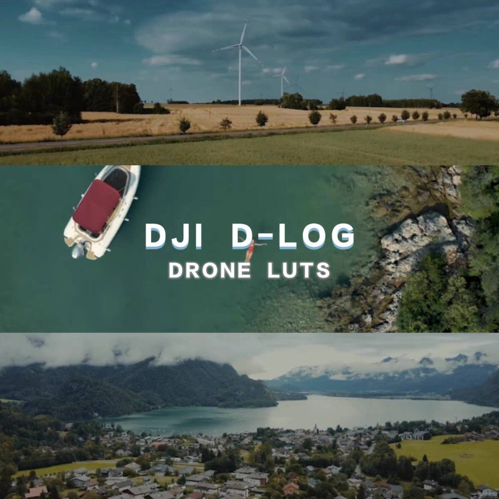 🚁 DJI Drone LUT Pack | 25x DLog + 25x Rec709 Filters - MICHIGO STUDIO