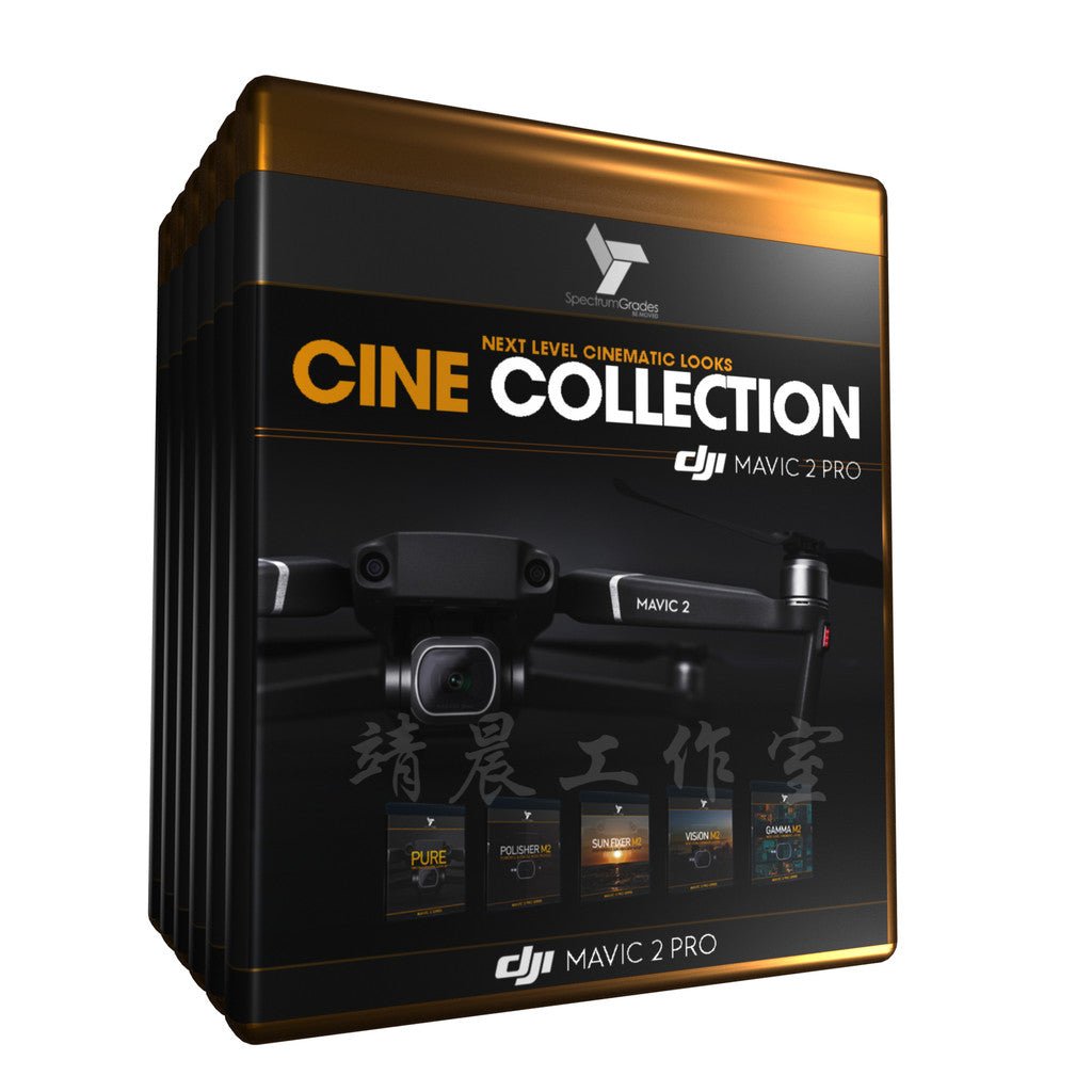 🚁 DJI Mavic 2 Pro LUTs Bundle (5 - in - 1) 🎬 Cinematic Aerial Color Grading Pack - MICHIGO STUDIO