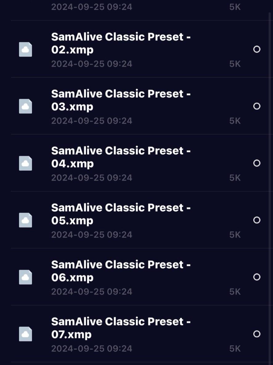 FREE DOWNLOAD 🎨 LIGHTROOM PRESET | SamAlive Original 2025 – 8 Cinematic Presets 📷✨ [Michigo Studio]