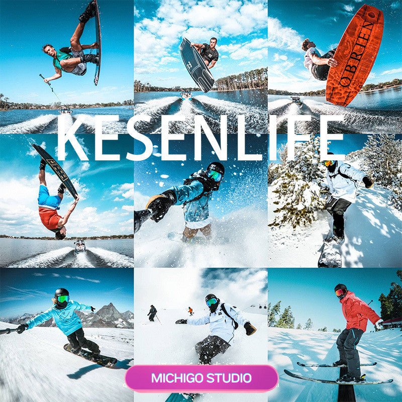 📸 GoPro Surf Snow Adventure – Lightroom Preset (PR, FCPX, DaVinci, PS, LUT, Mobile, LR) - MICHIGO STUDIO