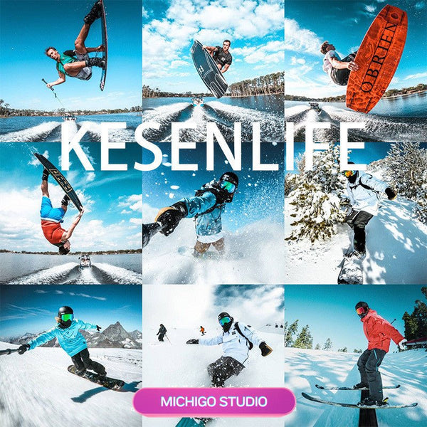 📸 GoPro Surf Snow Adventure – Lightroom Preset (PR, FCPX, DaVinci, PS, LUT, Mobile, LR)