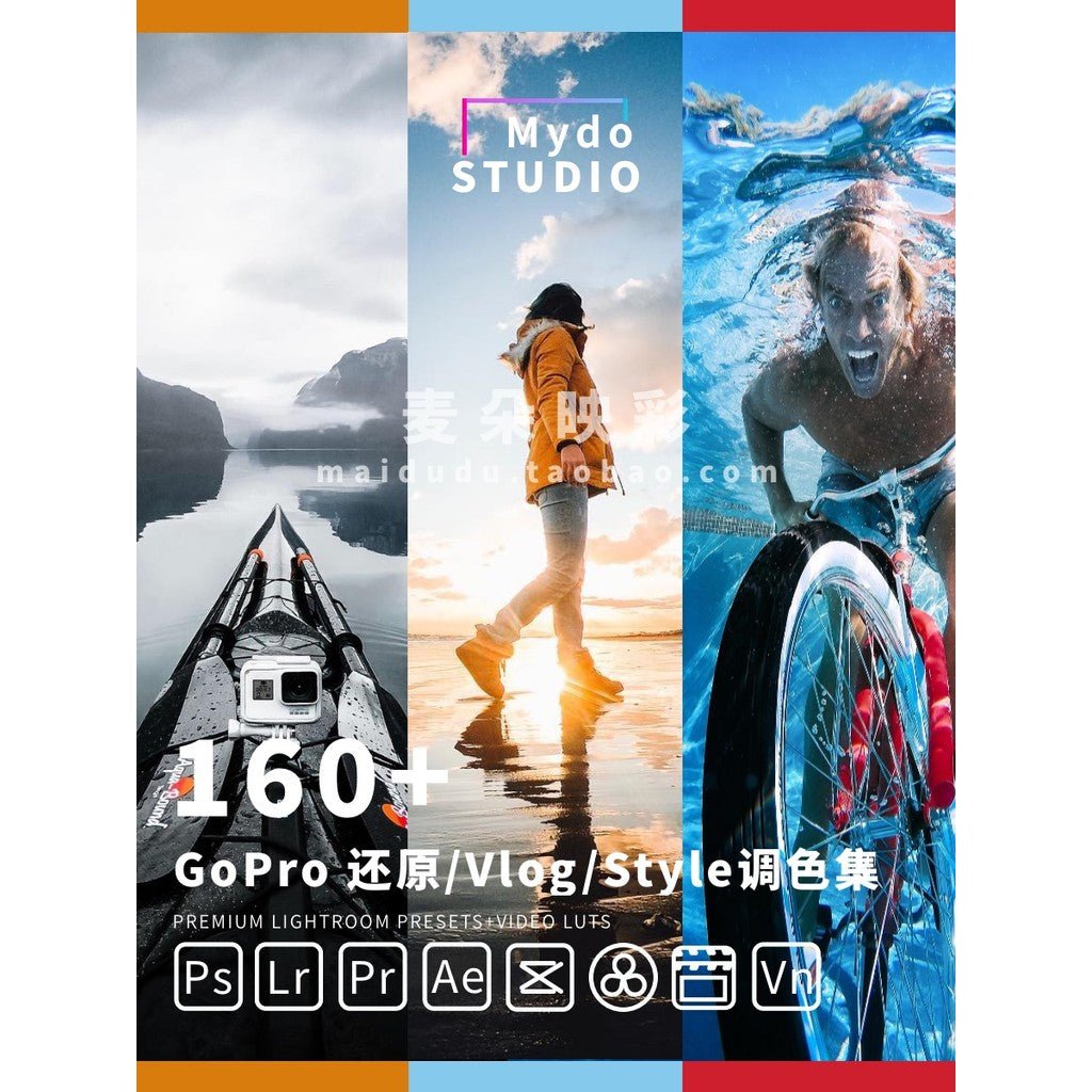 🏄 GoPro Vlog LUT Pack 647 🎨 Flat to Film Look | PS / LR / CapCut / PR / DaVinci [ MICHIGO STUDIO ] - MICHIGO STUDIO
