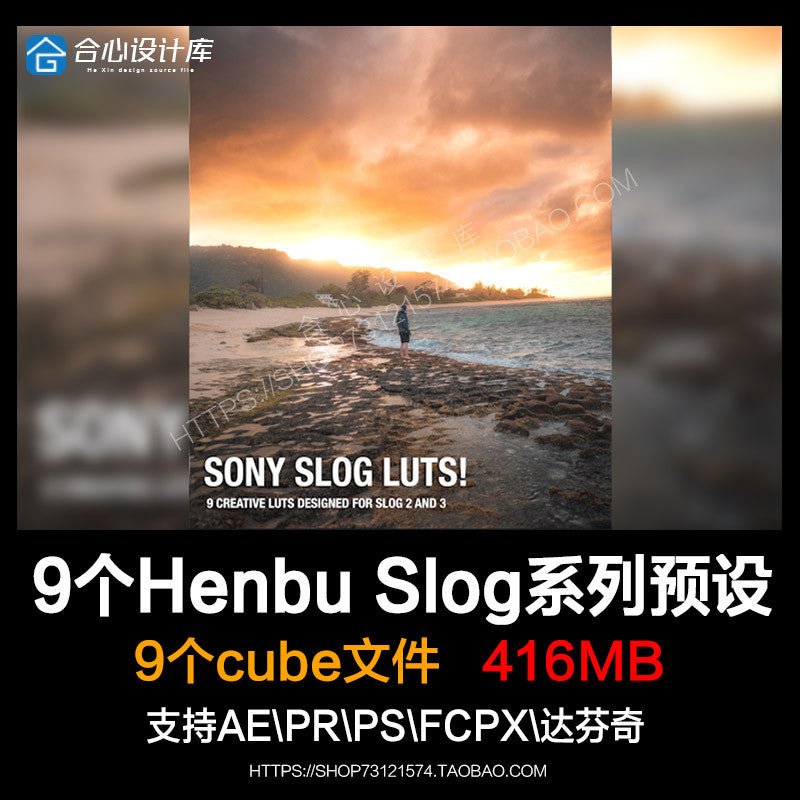 🎬 Henbu LUT Pack – 9 Cinematic Color Presets for Sony SLOG2/SLOG3 🎞️ PR / FCPX Ready - MICHIGO STUDIO