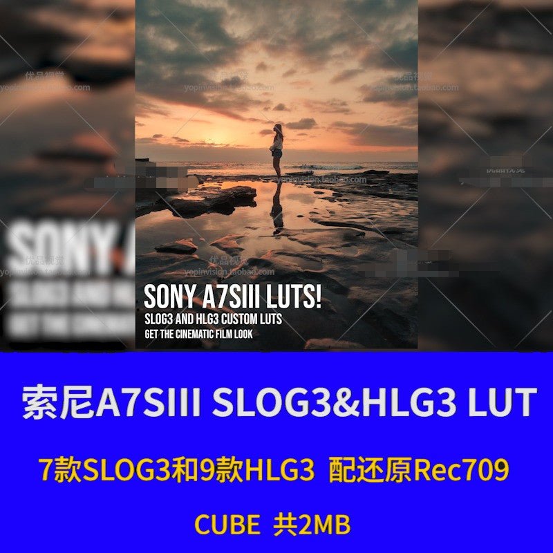 🎥 Henbu Sony A7S3 LUT Pack – HLG3 / SLOG3 to Rec.709 Cinematic Color Presets 🎞️ - MICHIGO STUDIO
