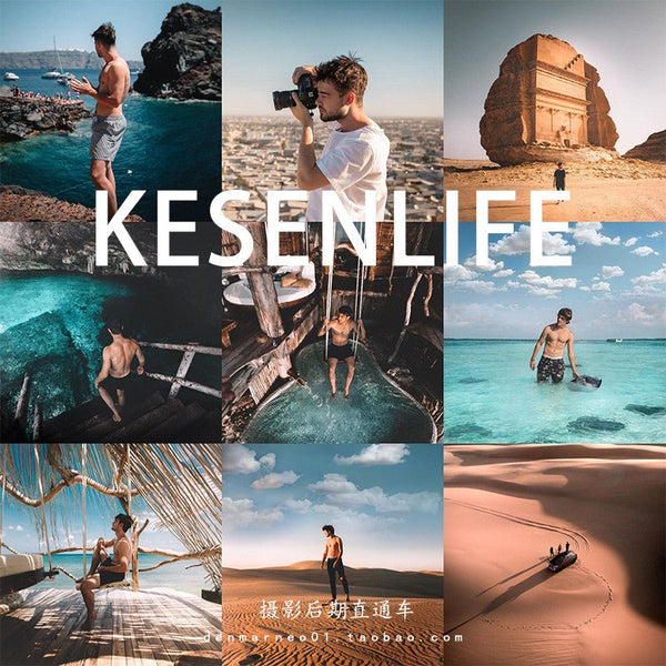 📸 Instagram Portrait Travel Desert Island – Lightroom Preset, PR, FCPX, DaVinci LUT, Mobile, PS