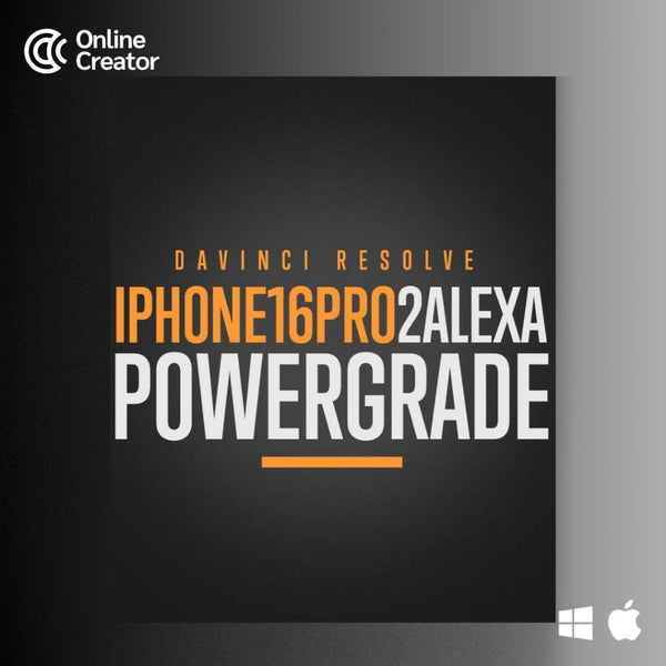 JUAN MELARA iPhone16 Pro to Alexa PowerGrade and LUTs
