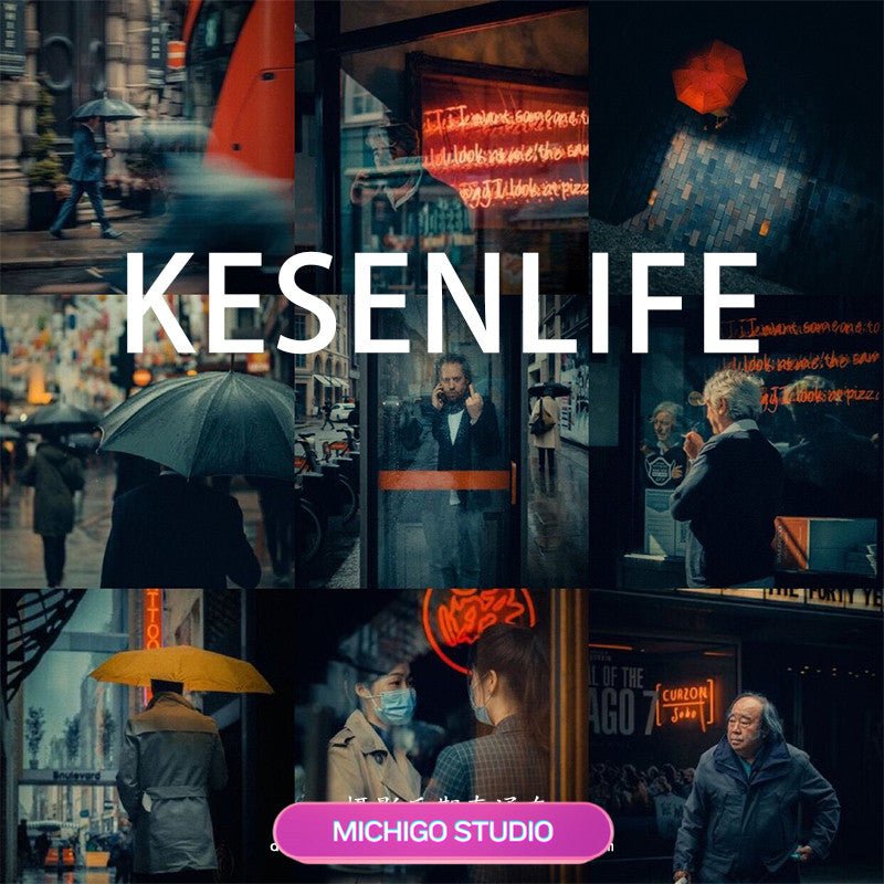 📸 Kesen Cinematic Vintage Blue - Teal – Lightroom Preset (PR, FCPX, DaVinci LUT, Mobile, PS) - MICHIGO STUDIO
