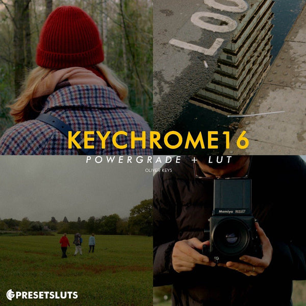 KeyChrome16 V2 Film Powergrade + LUT | ADOBE PREMIERE DAVINCI RESOLVE