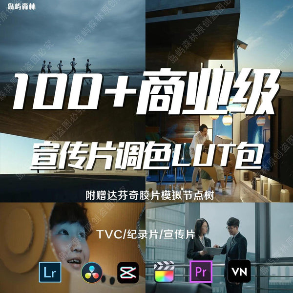 📹📸 LIGHTROOM + LUT PRESET | Advertising TVC Movie Story Film Stylized LUT Preset DaVinci Video Tone | MICHIGO STUDIO