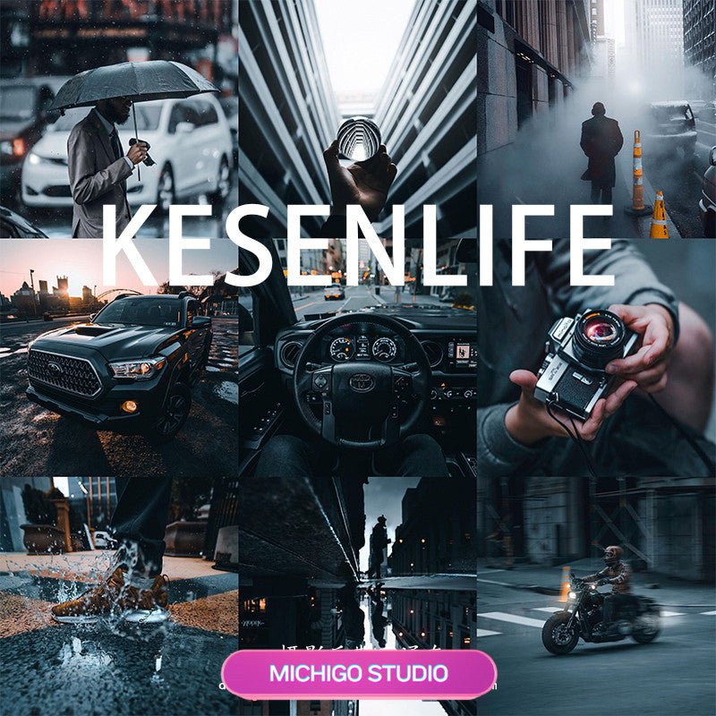 📸 LIGHTROOM PRESET | Cinematic Cool Tone Street – Lightroom Preset (PR, FCPX, DaVinci LUT, Mobile, PS) | MICHIGO STUDIO - MICHIGO STUDIO