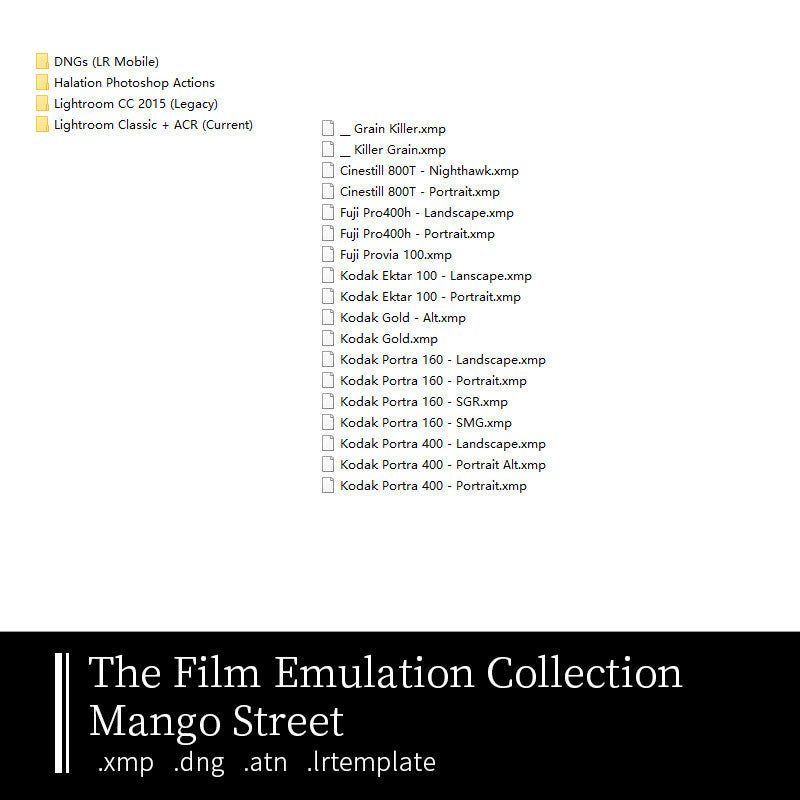 LR 665 | 🥭 Mango Street Film Simulation Kodak & Fuji Film Lightroom Photo Presets - MICHIGO STUDIO