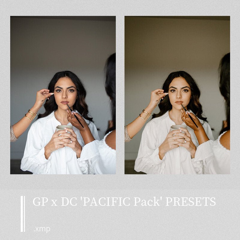 LR Lightroom Warm Wedding Preset Filter – GP x DC PACIFIC Pack Presets - MICHIGO STUDIO