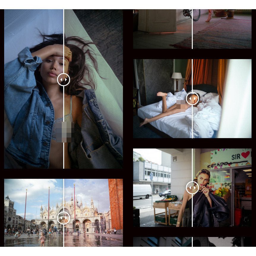🎨 [LR Preset] André Jocelyn – vintage film - style grainy portrait photography Lightroom presets - MICHIGO STUDIO