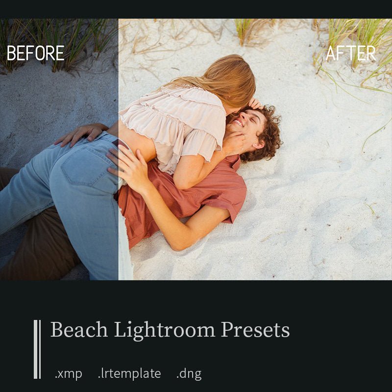 🎨 [LR Preset] Lightroom – warm beach photo filters – Beach Presets - MICHIGO STUDIO