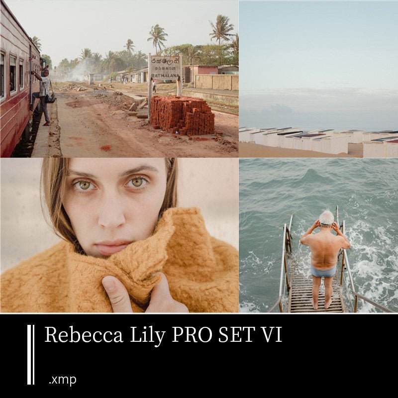 🎨 [LR Preset] Rebecca Lily – 6 Lightroom film - style presets, bright, fresh & B&W filters - MICHIGO STUDIO