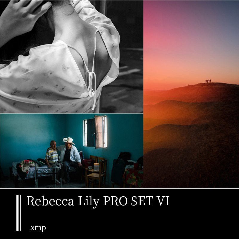 🎨 [LR Preset] Rebecca Lily – 6 Lightroom film - style presets, bright, fresh & B&W filters - MICHIGO STUDIO