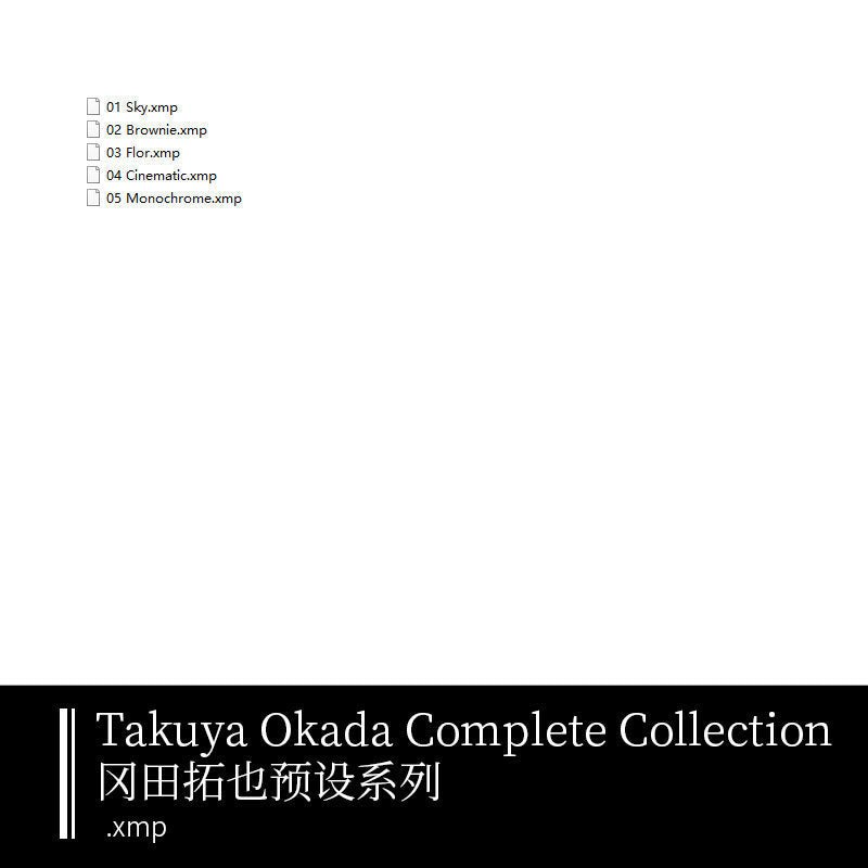 🎨 [LR Preset] Takuya Okada – Japanese - style portrait photography Lightroom filters - MICHIGO STUDIO