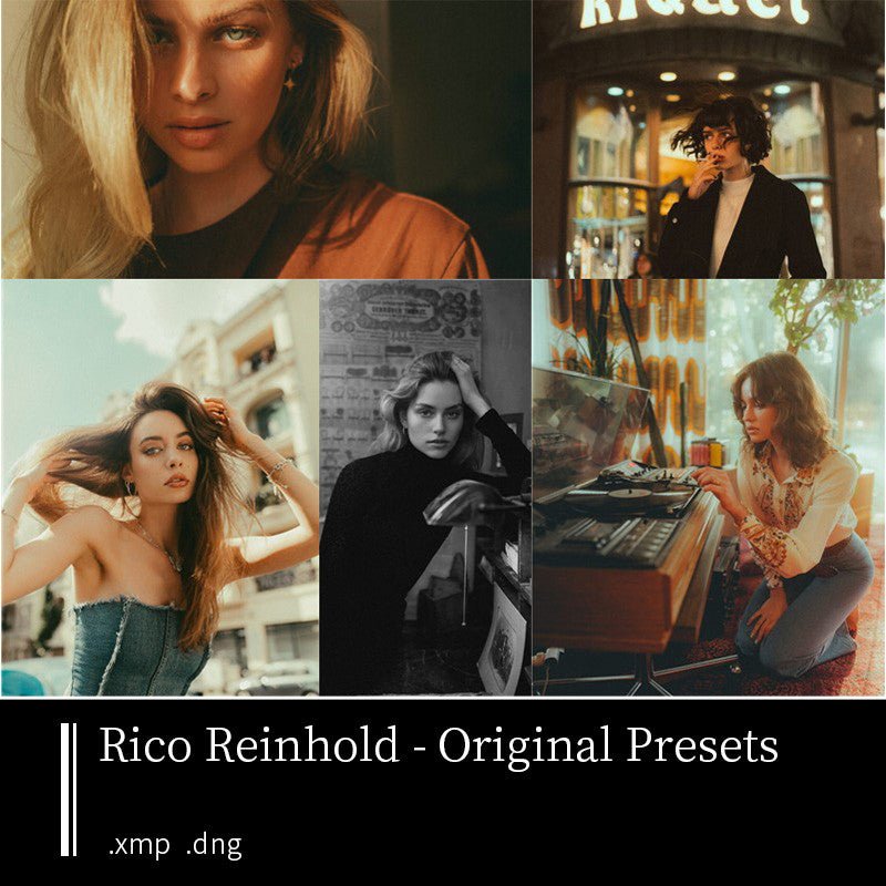 LR | 📷 Rikole Reinhold Vintage Warm Lifestyle Portrait Photography Lightroom Presets - MICHIGO STUDIO