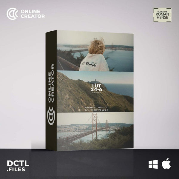 LUT 24-6 V1 V2 V3 SLOG 3 Lut Color Grading Preset