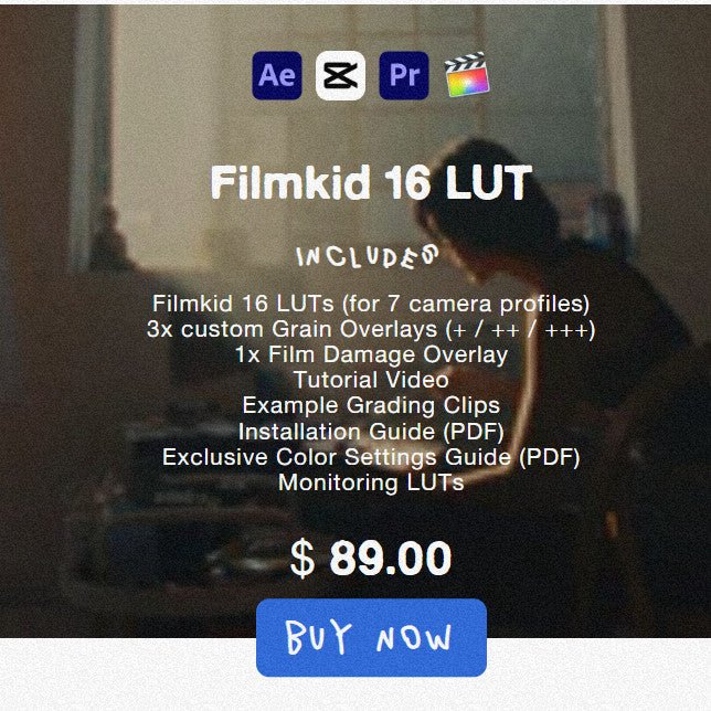 📹 LUT 619 | 🎞️ Filmkid 16 PowerGrade & LUT | Vintage 16mm Film Look 🎬 DaVinci Resolve | MICHIGO STUDIO - MICHIGO STUDIO