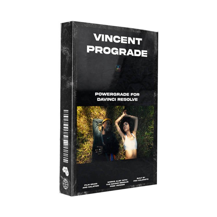LUT 626 🎞️ Vincent Color Film PowerGrade 🎬 Kodak 5207 / 5219 DaVinci Resolve Cinematic LUT Node Preset - MICHIGO STUDIO