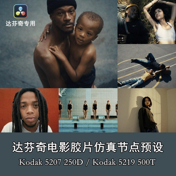 LUT 626 🎞️ Vincent Color Film PowerGrade 🎬 Kodak 5207 / 5219 DaVinci Resolve Cinematic LUT Node Preset
