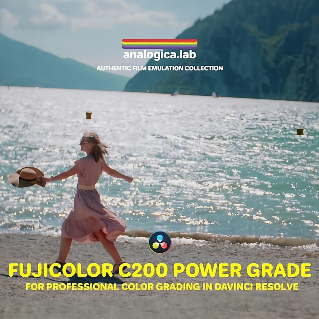 🎨 LUT | DaVinci Resolve – Analogica Lab 35mm FUJICOLOR C200 PowerGrade + LUT - MICHIGO STUDIO