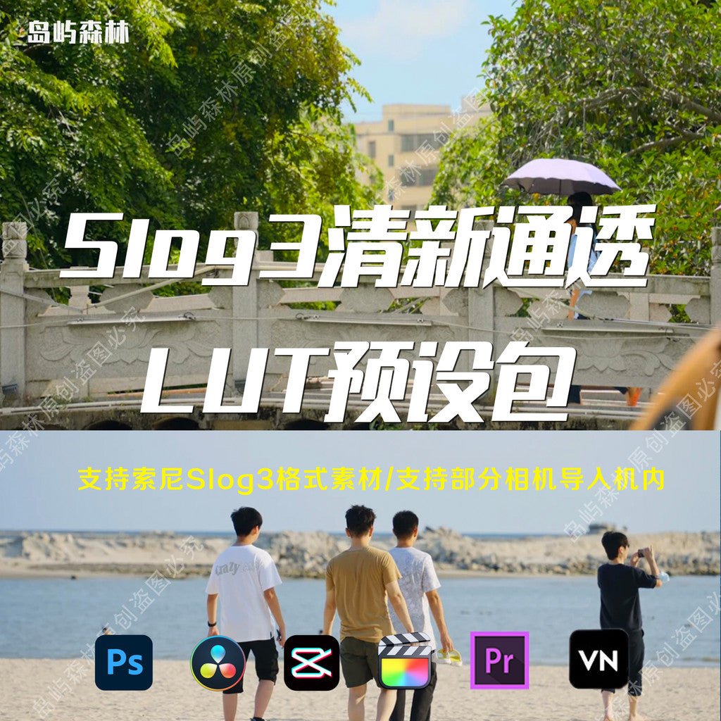 LUT | 🎬 Sony SLOG3 Film Look LUT Pack Japanese Fresh TVC Color Grading PR/FCPX 6742 - MICHIGO STUDIO