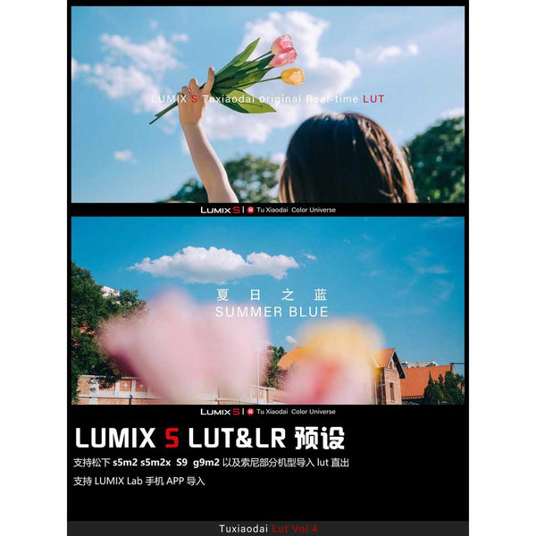 LUT | VOL.4 Summer Blue Tone 🌊 LUMIX LUT • S5M2 • S5M2X • S9 • G9M2 • Sony (selected models) 【MICHIGO STUDIO】