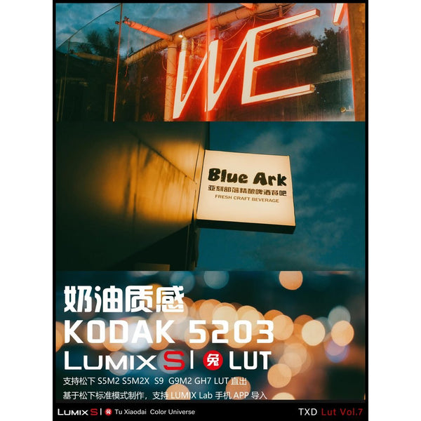 LUT | VOL.7 Kodak 5203 Film Look – LUMIX LUT & LR • S5M2/X • S9 • G9M2 • GH7 【MICHIGO STUDIO】