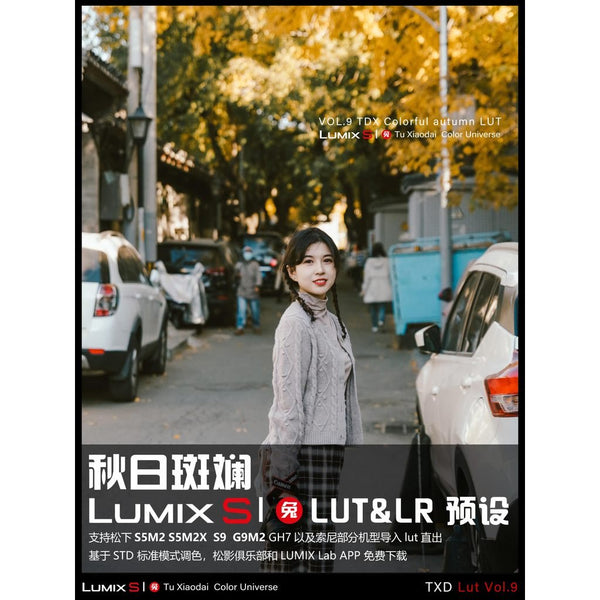 LUT | VOL.9 Autumn Colors 🍂 LR Preset & LUT • S5M2/X • S9 • G9M2 • GH7 【MICHIGO STUDIO】
