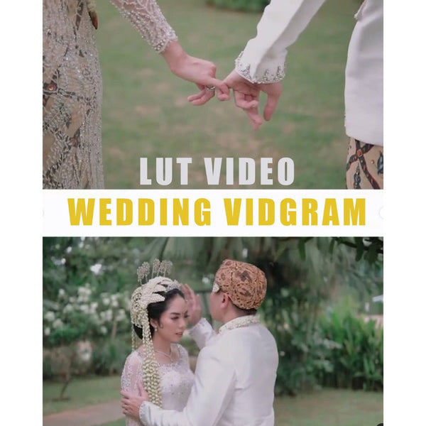 LUT WEDDINGVIDGRAM V1 bonus PRESET FOTO WEDDINGVIDGRAM