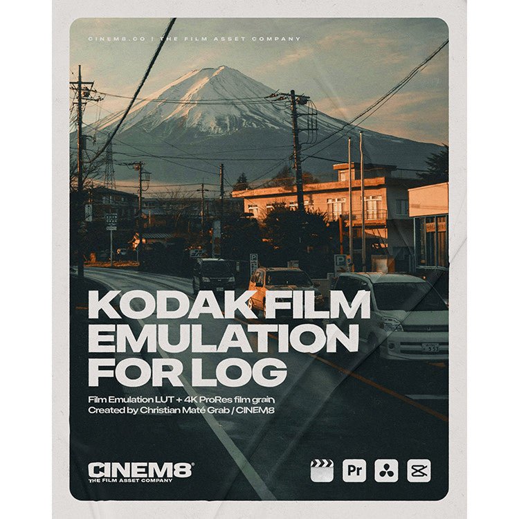 🎬 LUTs | 1 CUBE Format CINEM8 – 400 Film Emulation LUT Preset - MICHIGO STUDIO